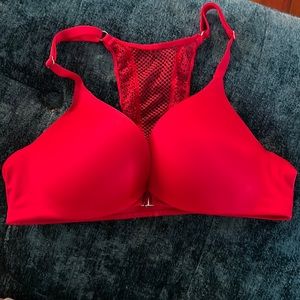 Victorias Secret “So Obsessed” Red Push-Up Bra